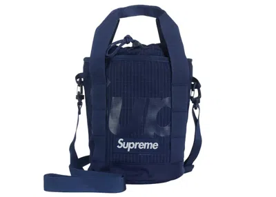 Pre-owned Supreme Cinch Bag (ss24) In Navy Blue