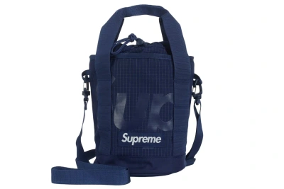 Pre-owned Supreme Cinch Bag (ss24) Navy