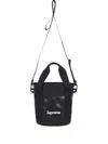 Supreme Cinch Grid-pattern Tote Bag (5l) In Black