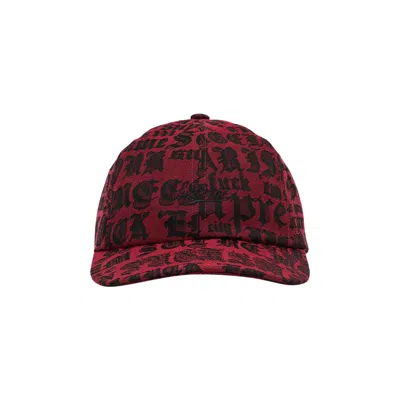 Pre-owned Supreme Cities Jacquard 6-panel 'red' | Men's Size Onesize
