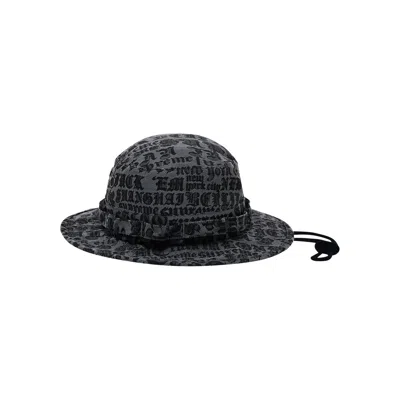 Pre-owned Supreme Cities Jacquard Boonie 'black' | Men's Size S/m