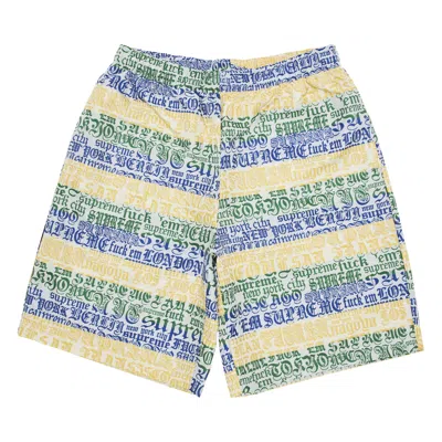 Pre-owned Supreme Cities Jacquard Short 'multicolor' | Multi-color | Men's Size M