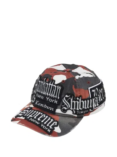 Supreme City Patches 6-panel Cap In Multi