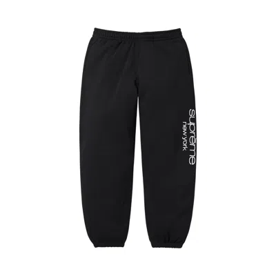 Pre-owned Supreme Classic Logo Sweatpant 'black' | Men's Size Xl