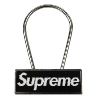 Pre-owned Supreme Clip Keychain In Black