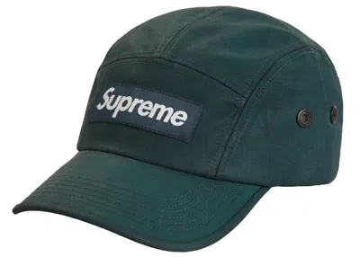 Pre-owned Supreme Coated Cordura Camp Cap In Teal