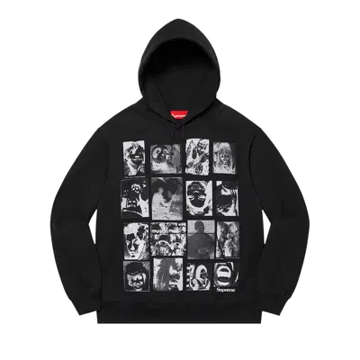Pre-owned Supreme Collage Grid Hooded Sweatshirt 'black'