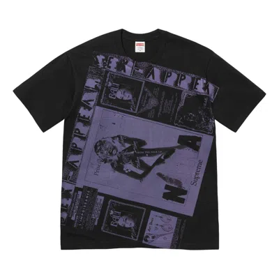 Supreme Collage T-shirt 'black Purple'