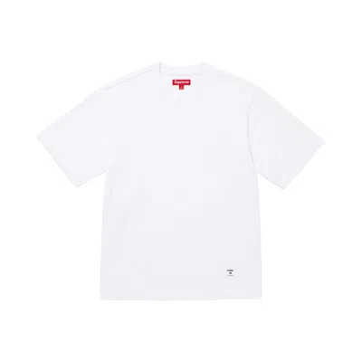 Pre-owned Supreme Collegiate Appliqué Short-sleeve Top 'white' | Men's Size Xl
