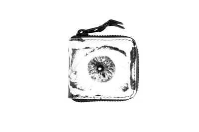 Pre-owned Supreme Comme Des Garcons Shirt Small Eyes Coin Pouch In White
