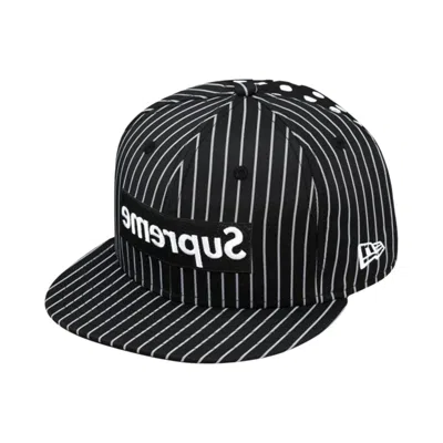 Pre-owned Supreme × Comme Des Garçons Shirt X New Era Cap 'black' | Men's Size 7.625
