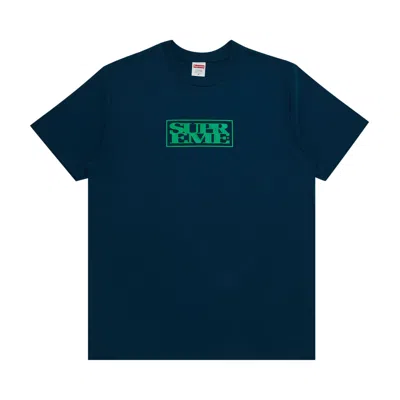Pre-owned Supreme Connect Tee 'indigo' | Blue | Men's Size Xl