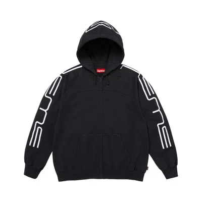 Pre-owned Supreme Connect Zip Up Hooded Sweatshirt 'black' | Men's Size M