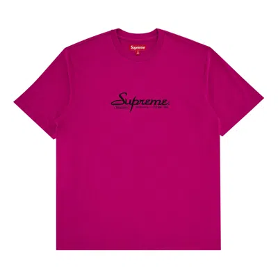 Pre-owned Supreme Contact Short-sleeve Top 'plum' | Purple | Men's Size M