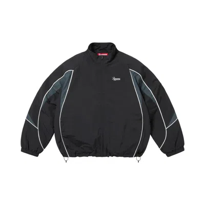 Pre-owned Supreme Contrast Piping Track Jacket 'black' | Men's Size Xl