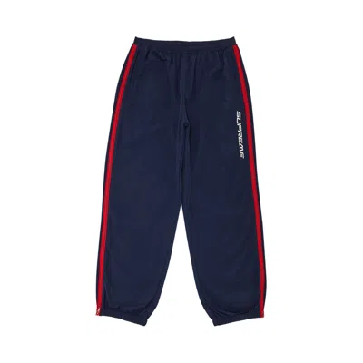 Pre-owned Supreme Contrast Zip Warm Up Pant 'navy' | Blue | Men's Size L