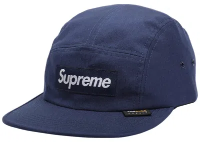 Pre-owned Supreme Cordura Camp Cap In Navy Blue