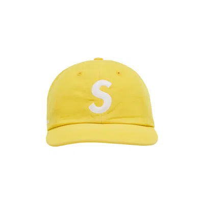 Pre-owned Supreme Cordura Denim S Logo 6-panel 'yellow' | Men's Size Onesize