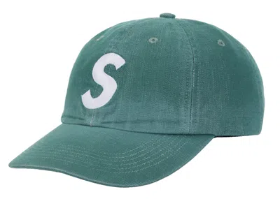 Pre-owned Supreme Cordura Denim S Logo 6panel In Green