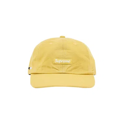 Pre-owned Supreme Cordura Denim Small Box 6-panel 'yellow'