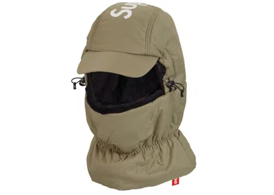 Pre-owned Supreme Cordura Puffer Balaclava In Light Olive