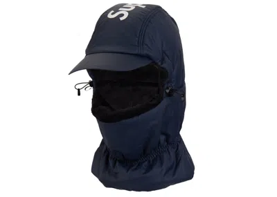 Pre-owned Supreme Cordura Puffer Balaclava In Navy Blue