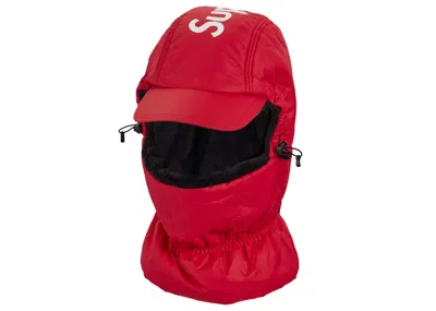 Pre-owned Supreme Cordura Puffer Balaclava In Red