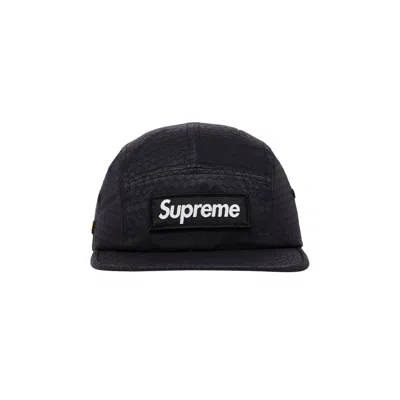 Pre-owned Supreme Cordura Ripstop Camp Cap 'black'