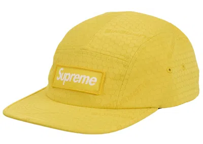 Pre-owned Supreme Cordura Ripstop Camp Cap In Yellow