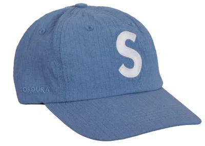 Pre-owned Supreme Cordura Ripstop S Logo 6panel In Royal