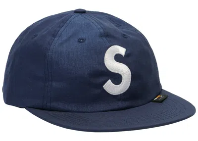Pre-owned Supreme Cordura S Logo 6panel In Navy Blue