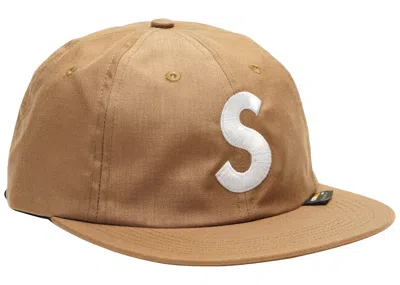 Pre-owned Supreme Cordura S Logo 6panel In Sand