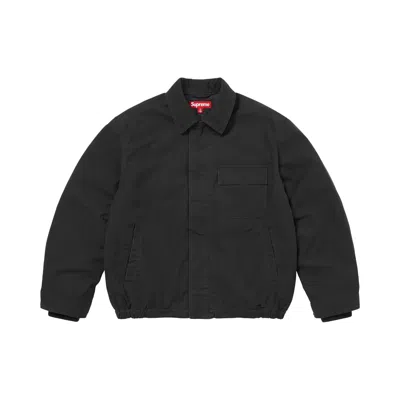 Pre-owned Supreme Cordura Twill Utility Jacket 'black' | Men's Size M
