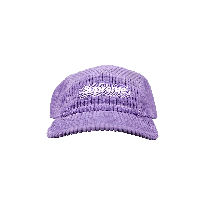 Pre-owned Supreme Corduroy Camp Cap 'lavender' In Purple