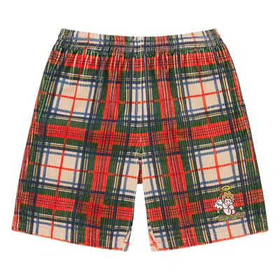 Pre-owned Supreme Corduroy Short 'plaid' In Multi-color