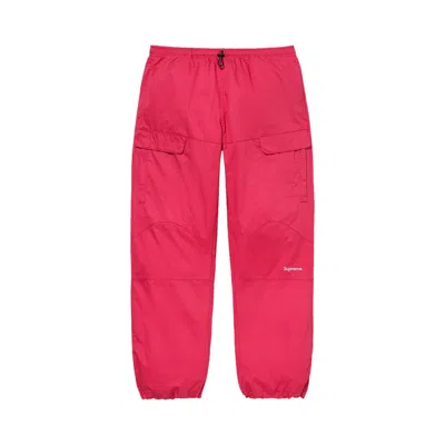 Pre-owned Supreme Cotton Cinch Pant 'dark Magenta' | Pink | Men's Size M