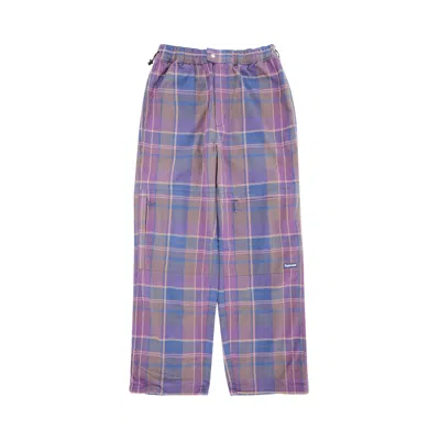 Pre-owned Supreme Cotton Cinch Pant 'plaid' In Multi-color
