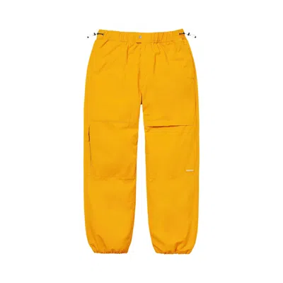 Pre-owned Supreme Cotton Cinch Pant 'yellow' | Men's Size L
