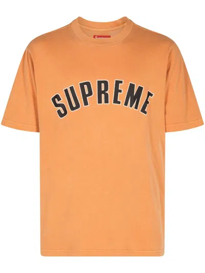 Supreme Cracked Arc T-shirt In 橘色