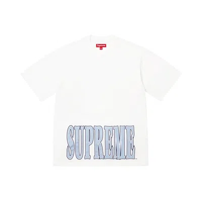 Pre-owned Supreme Cracked Stretch Short-sleeve Top 'white' | Men's Size Xl
