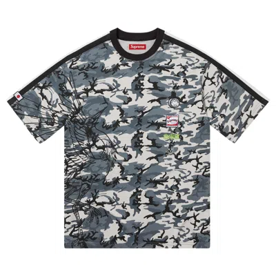 Pre-owned Supreme Crane Short-sleeve Top 'black Camo' | Men's Size L