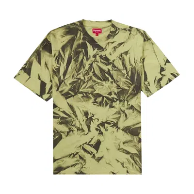 Pre-owned Supreme Creases Short-sleeve Top 'neon Green' | Men's Size Xl