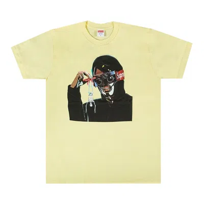 Pre-owned Supreme Creeper Tee 'pale Yellow'