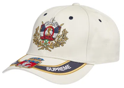 Pre-owned Supreme Crest 6panel In Stone