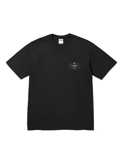 Supreme Crest T-shirt In Black