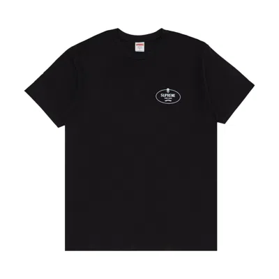 Pre-owned Supreme Crest Tee 'black' | Men's Size L