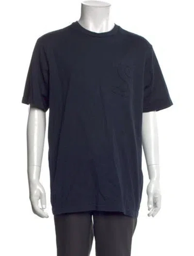Pre-owned Supreme Crew Neck Short Sleeve T-shirt In Blue