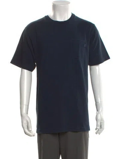 Pre-owned Supreme Crew Neck Short Sleeve T-shirt In Blue