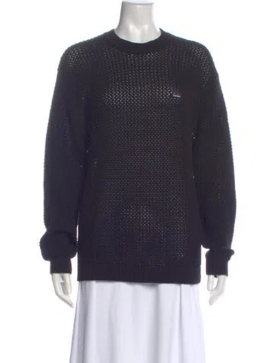 Pre-owned Supreme Crew Neck Sweater In Blue