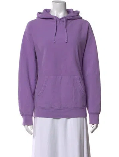 Pre-owned Supreme Crew Neck Sweater In Purple